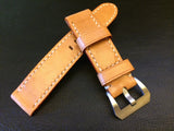 Panerai Watch Strap, Leather Watch Strap, Watch Band 24mm, Louis Vuitton Bag Materials - eternitizzz-straps-and-accessories