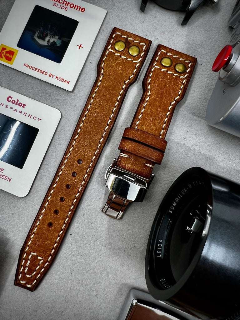 Pilot watch deals strap 22mm