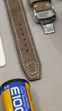 Pilot Watch Strap 20mm, Leder Uhrenarmband, Beige Big Pilot Suede Watch Band 22mm, Mens Pilot Style Aviation Wrist Watch Band 20mm