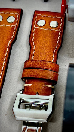 Pilots Watch Strap 21mm, Uhrenarmband aus Leder, Watch Band Leather