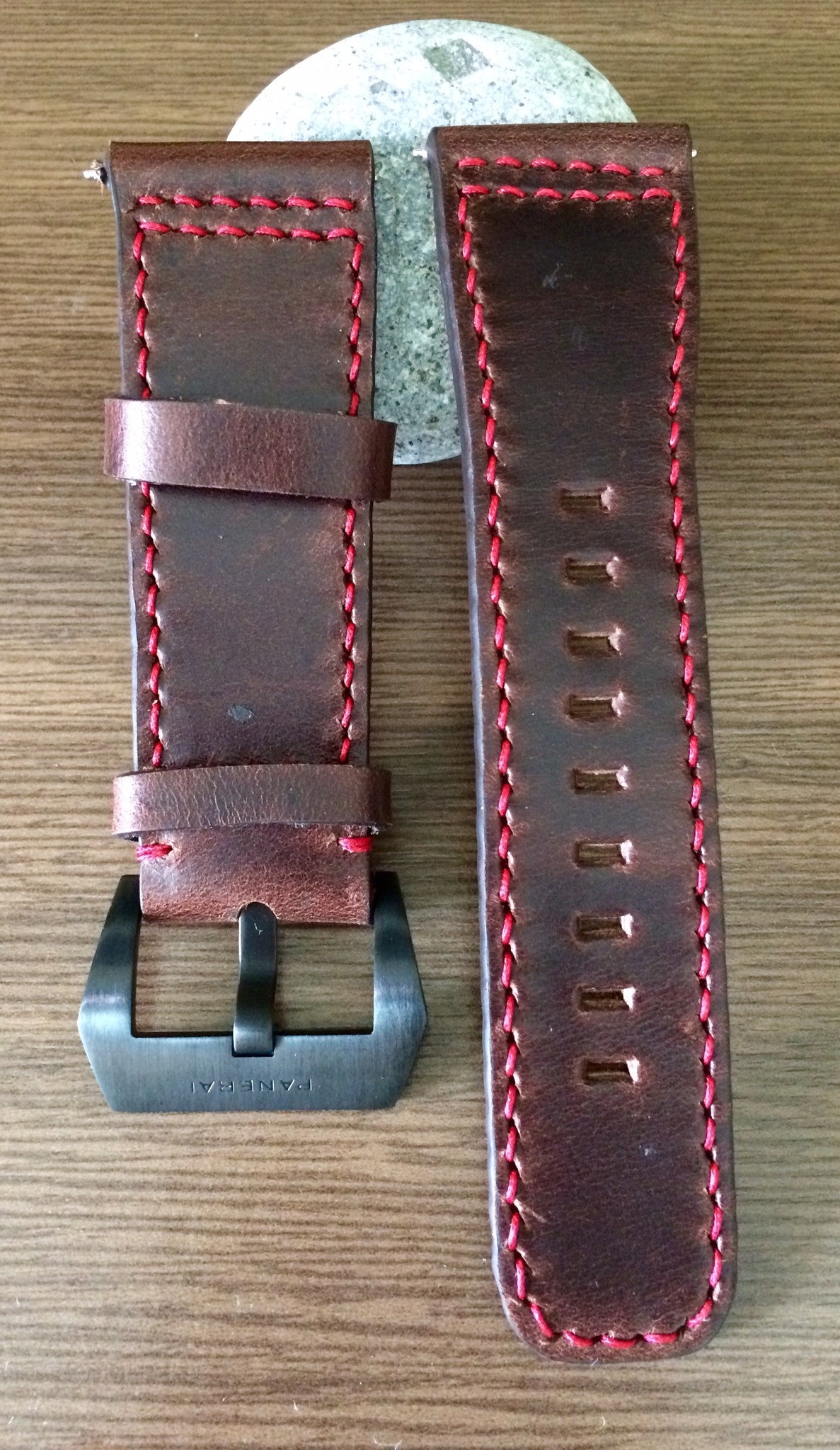 SevenFriday watch band, Seven Friday P2B 01 watch strap, Brown watch band, Leather Watch Strap - 28mm watch band - eternitizzz-straps-and-accessories