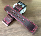 SevenFriday watch band, Seven Friday P2B 01 watch strap, Brown watch band, Leather Watch Strap - 28mm watch band - eternitizzz-straps-and-accessories