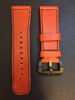 SevenFriday watch band, SevenFriday watch strap, 28mm Watch Strap, Orange Watch Strap Replacement - eternitizzz-straps-and-accessories