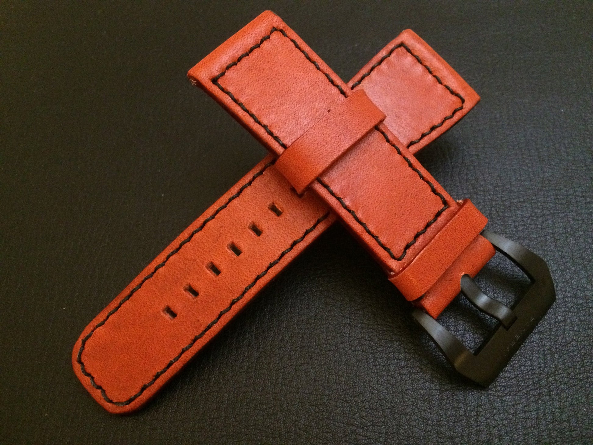 SevenFriday watch band, SevenFriday watch strap, 28mm Watch Strap, Orange Watch Strap Replacement - eternitizzz-straps-and-accessories
