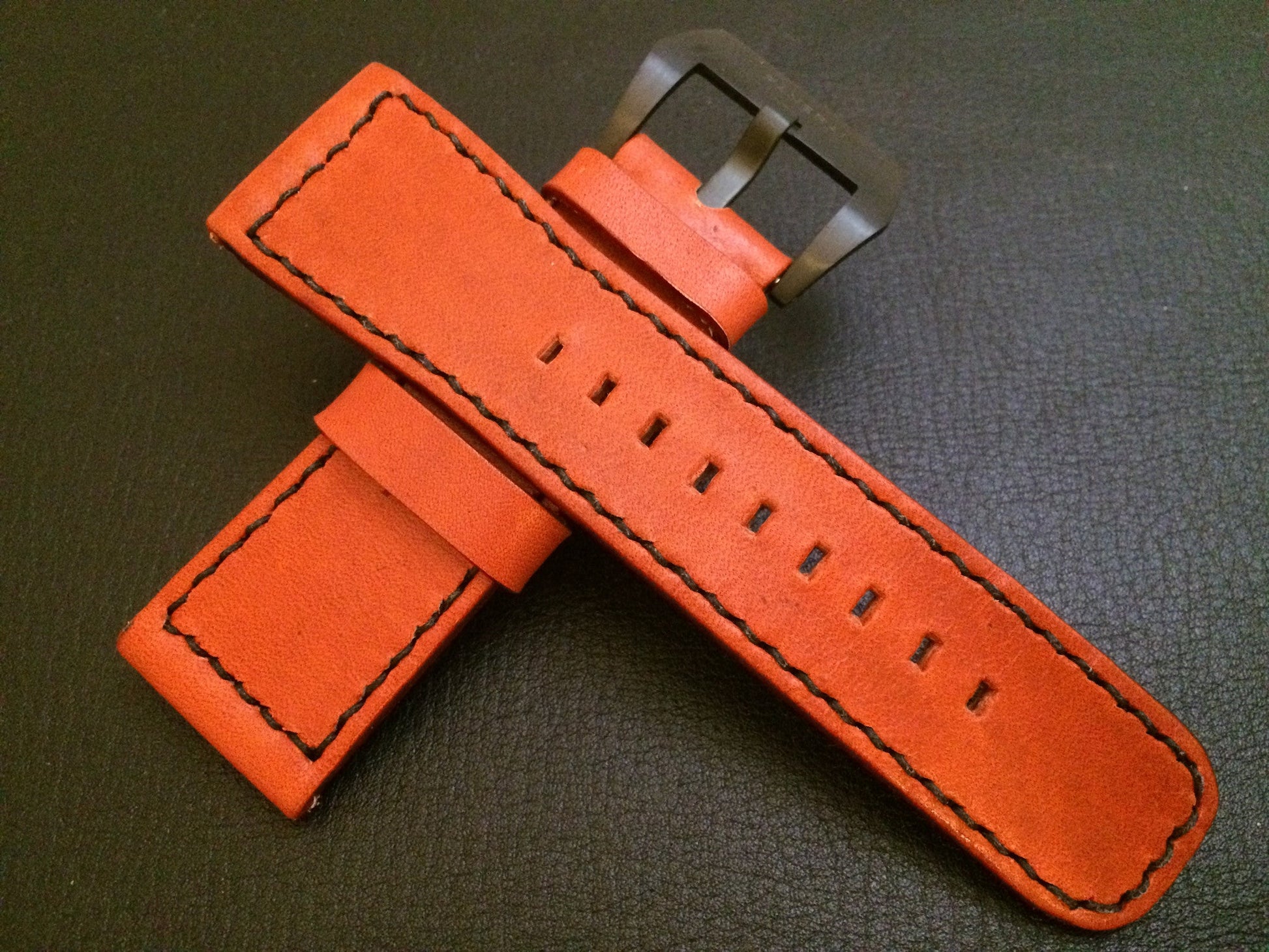 SevenFriday watch band, SevenFriday watch strap, 28mm Watch Strap, Orange Watch Strap Replacement - eternitizzz-straps-and-accessories