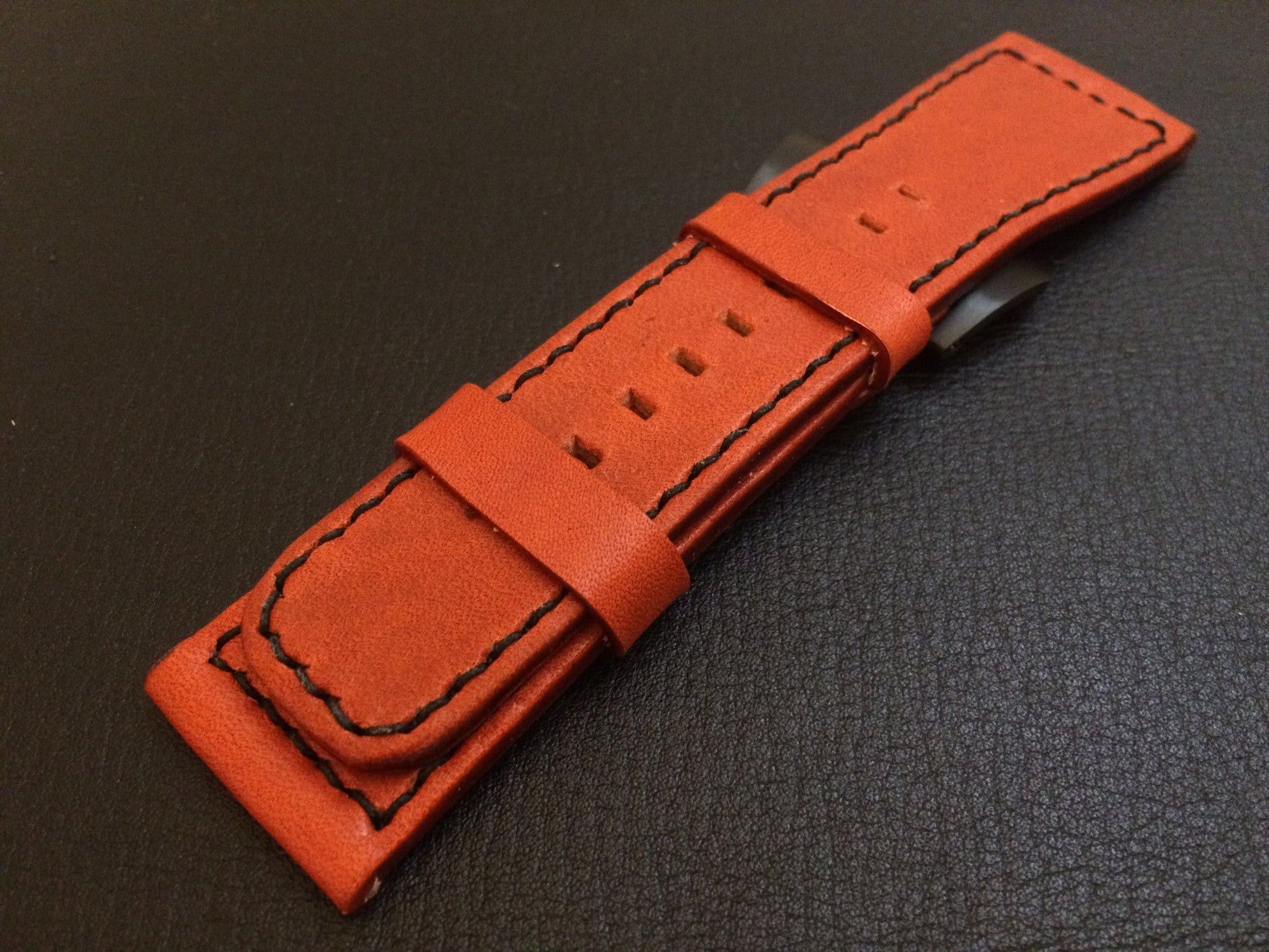 SevenFriday watch band, SevenFriday watch strap, 28mm Watch Strap, Orange Watch Strap Replacement - eternitizzz-straps-and-accessories