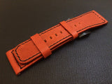 SevenFriday watch band, SevenFriday watch strap, 28mm Watch Strap, Orange Watch Strap Replacement - eternitizzz-straps-and-accessories