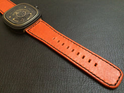 SevenFriday watch band, SevenFriday watch strap, 28mm Watch Strap, Orange Watch Strap Replacement - eternitizzz-straps-and-accessories