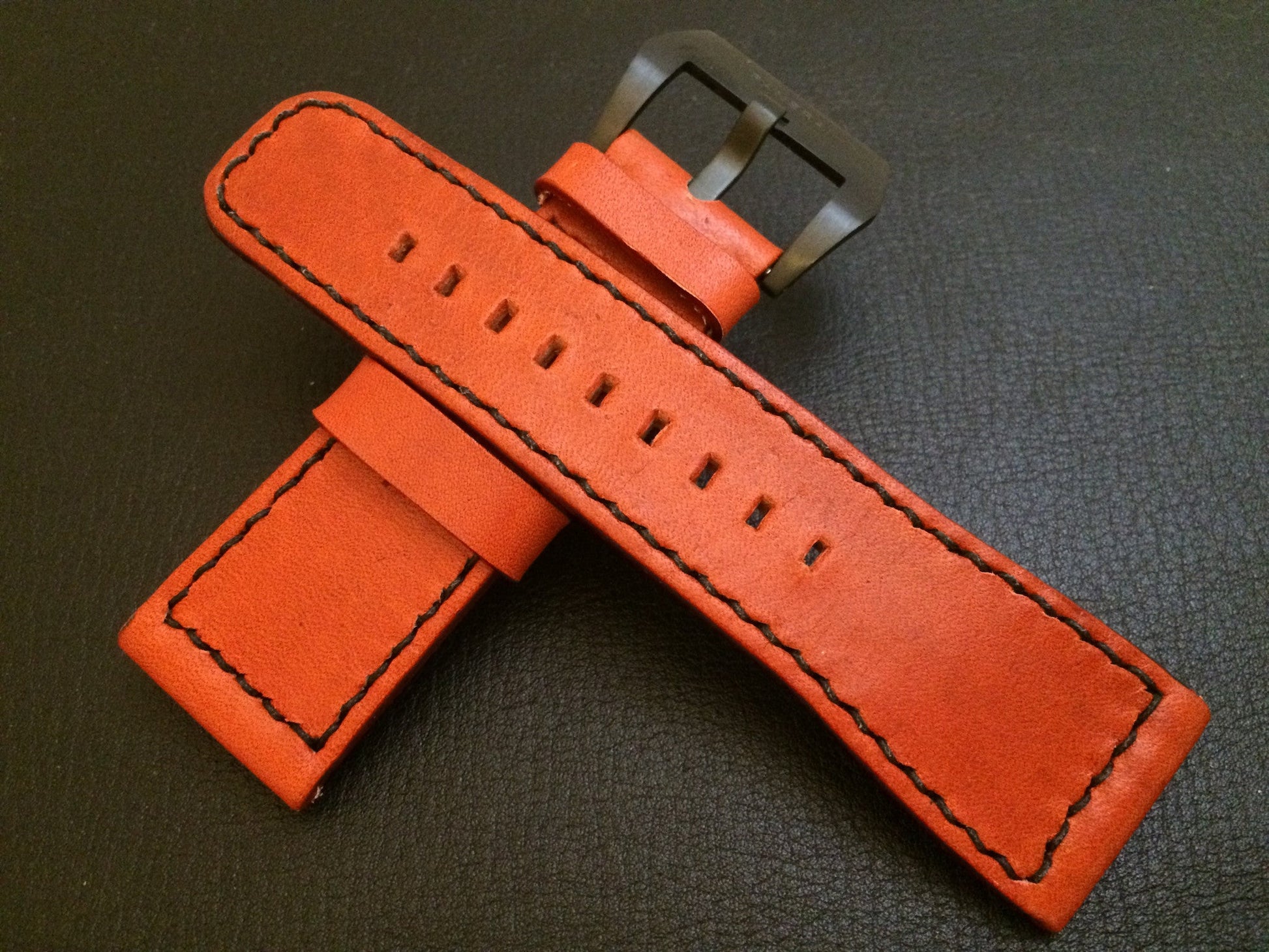 SevenFriday watch band, SevenFriday watch strap, 28mm Watch Strap, Orange Watch Strap Replacement - eternitizzz-straps-and-accessories