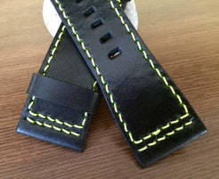 SevenFriday watch band, SevenFriday watch strap, Leather Watch Strap 28mm, Black - eternitizzz-straps-and-accessories