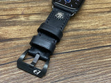 Smartwatch Band iWatch 45mm 44mm, Bulldog Sterling Silver 925 Apple Watch Band, Samsung Galaxy watch band, Valentines Day gift ideas