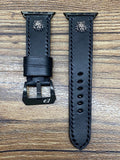 Smartwatch Band iWatch 45mm 44mm, Bulldog Sterling Silver 925 Apple Watch Band, Samsung Galaxy watch band, Valentines Day gift ideas