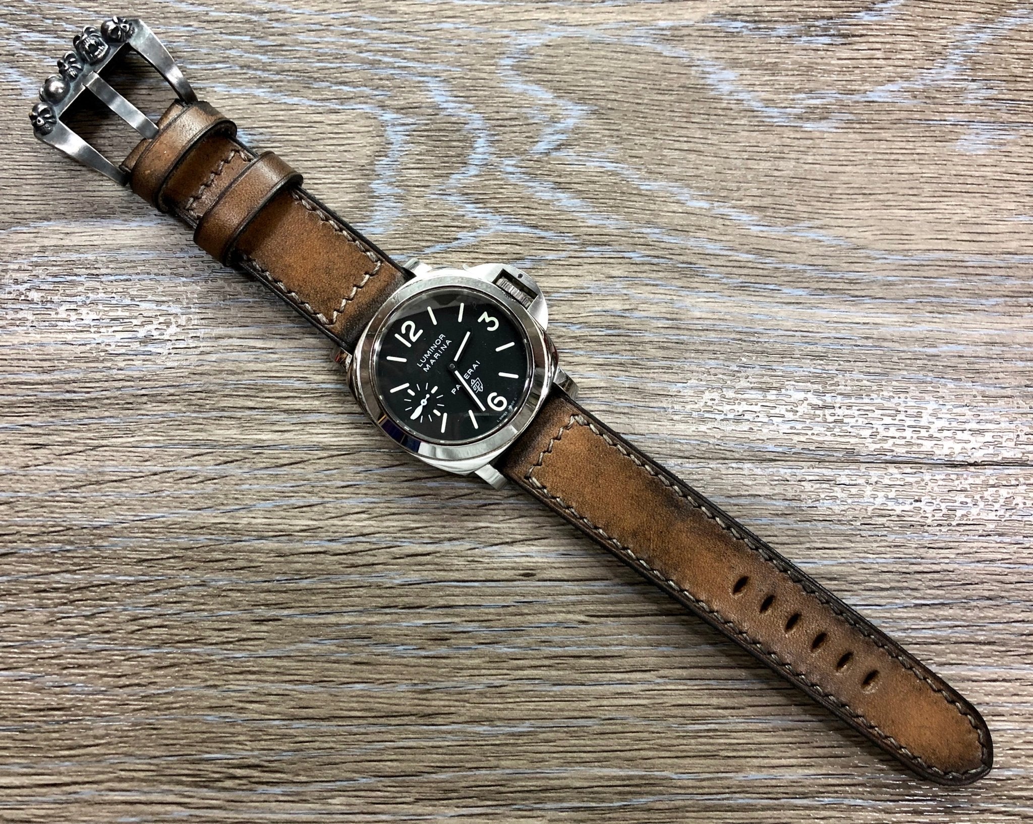 Vintage leather watch sale